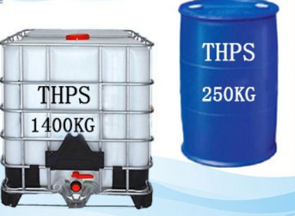 Harga yang bagus CAS 55566-30-8 Tetrakis (Hydroxymethyl) Fosfonium Sulfat 75% (THPS 75%) Biosida Dan Penunda Api on line